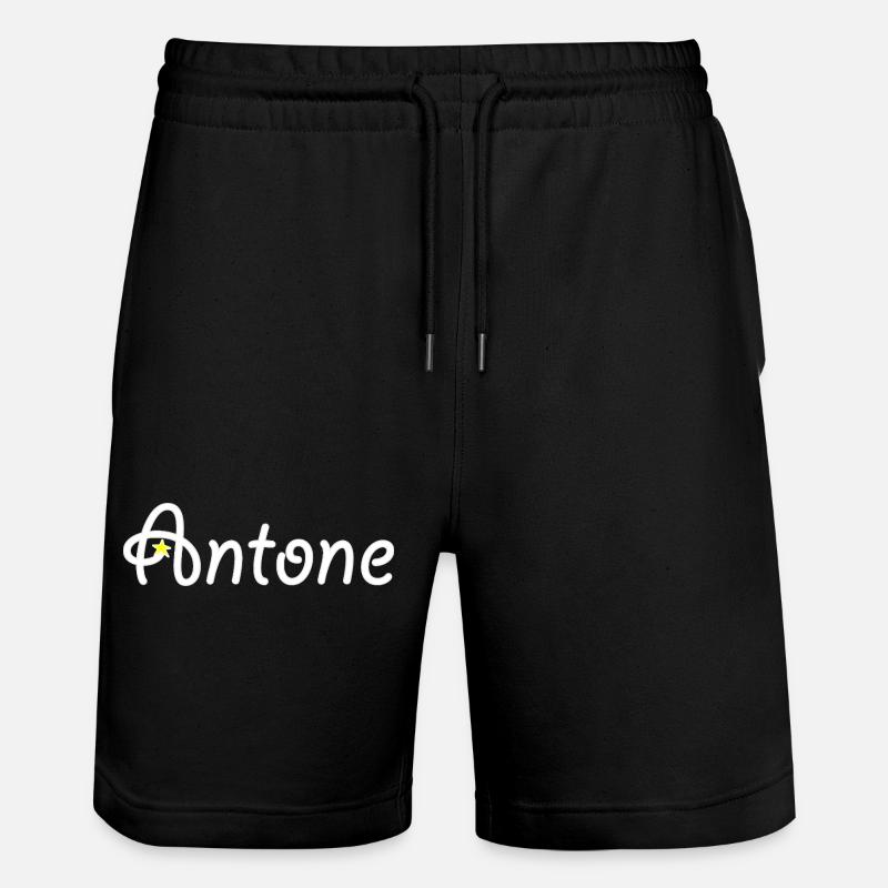 Antone - Stanley/Stella Unisex Bio Joggingshorts Trainer  - Schwarz