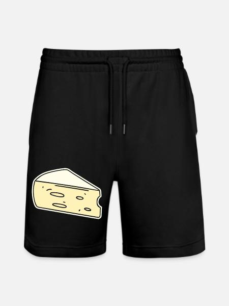 Humour fromage brie - Short de jogging bio TRAINER Stanley/Stella unisexe - noir