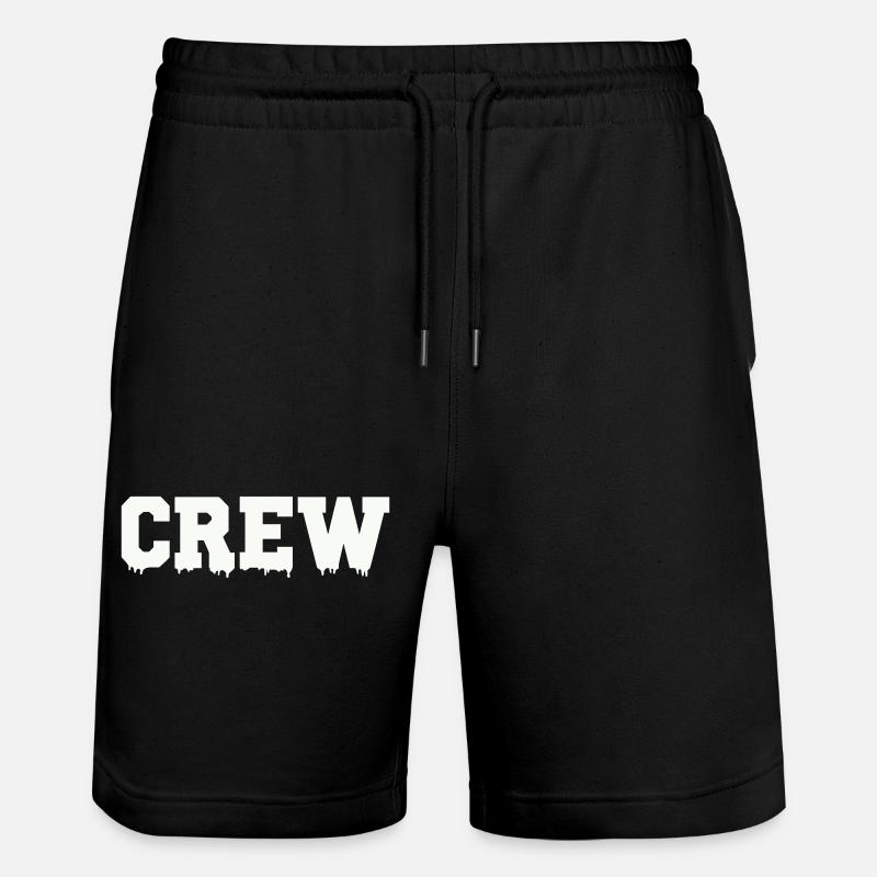 crew - Stanley/Stella Unisex Bio Joggingshorts Trainer  - Schwarz