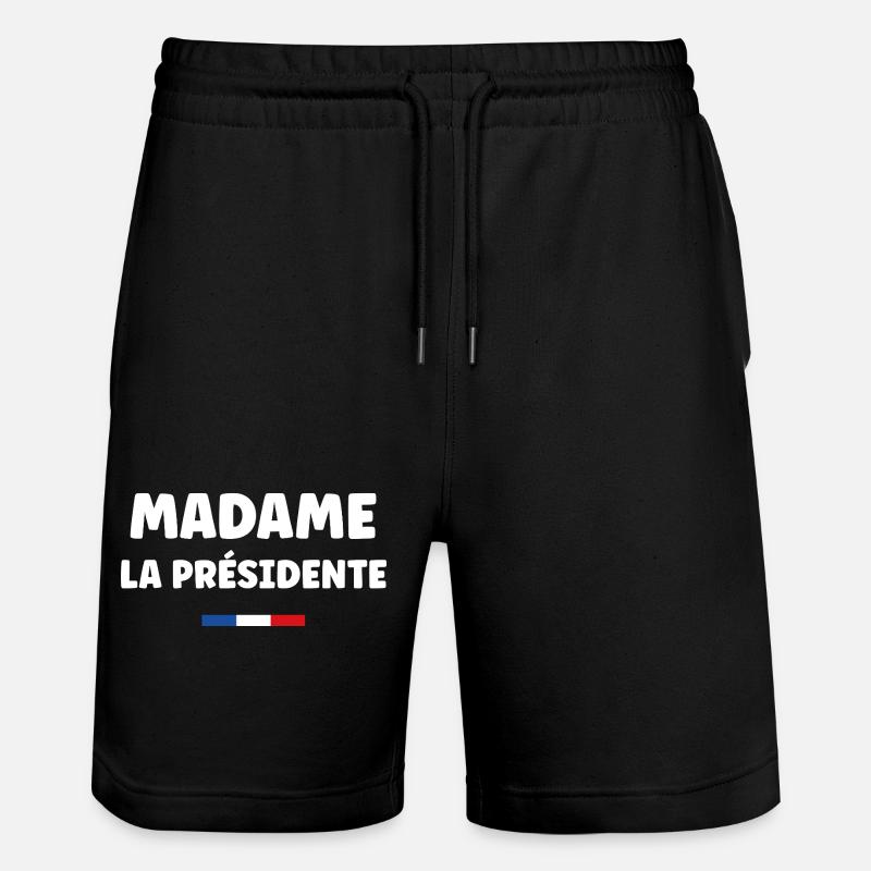 Vorsitzende - Stanley/Stella Unisex Bio Joggingshorts Trainer  - Schwarz