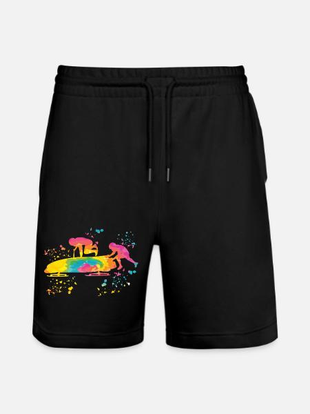 Bobsleigh Two-man Bobsleigh - Stanley/Stella Trainer Unisex Organic Jogging Shorts - black
