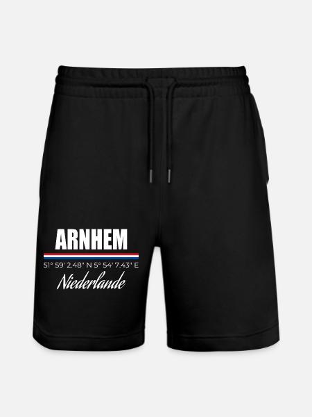 Arnhem - Stanley/Stella Unisex Bio Joggingshorts Trainer - Schwarz