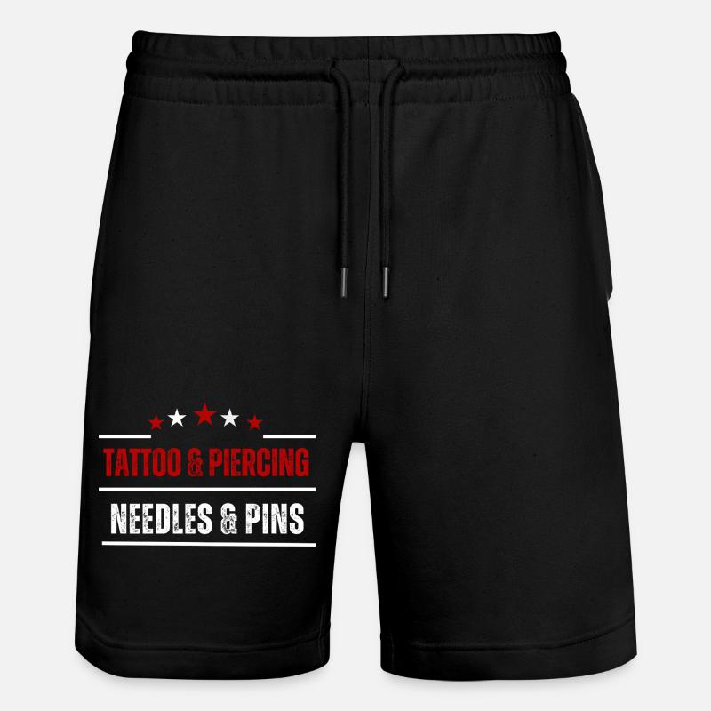 Aiguilles & Épingles Étoiles - Short de jogging bio TRAINER Stanley/Stella unisexe - noir