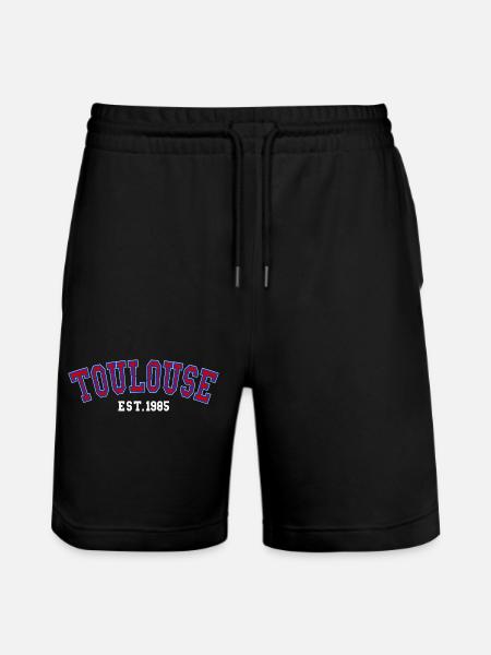 Toulouse Est. 1985 - Short de jogging bio TRAINER Stanley/Stella unisexe - noir