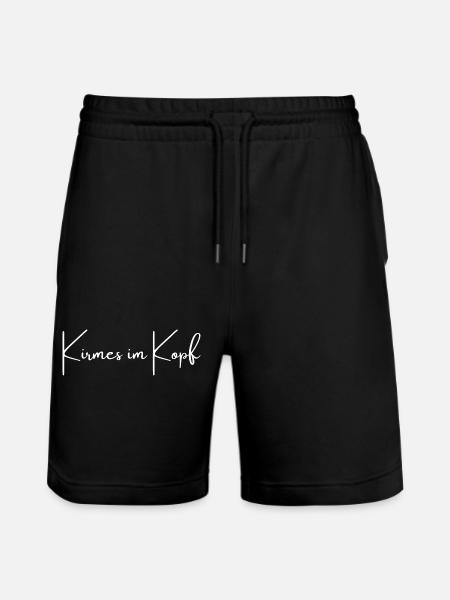 Funfair in the head | Greysoul Thoughts - Stanley/Stella Trainer Unisex Organic Jogging Shorts - black