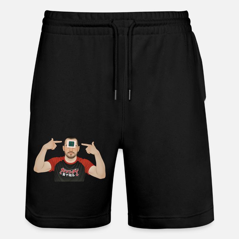 BRAIN PROCESSOR - geek & scifi - Stanley/Stella Trainer Unisex Organic Jogging Shorts - black