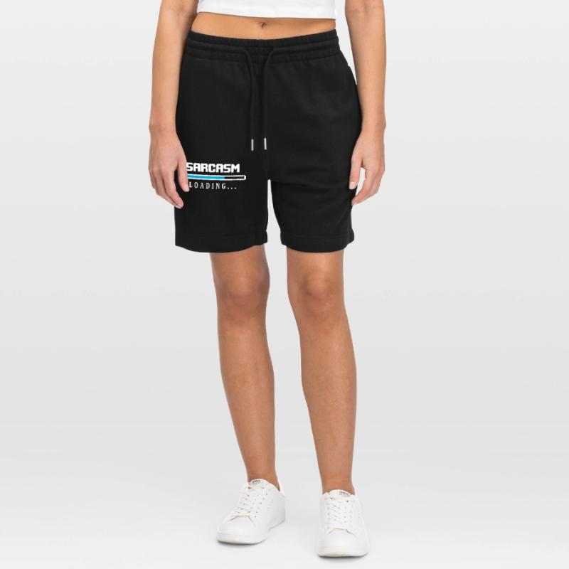 Sarcasm Loading Beam Saying Stanley/Stella Trainer Unisex Organic Jogging Shorts