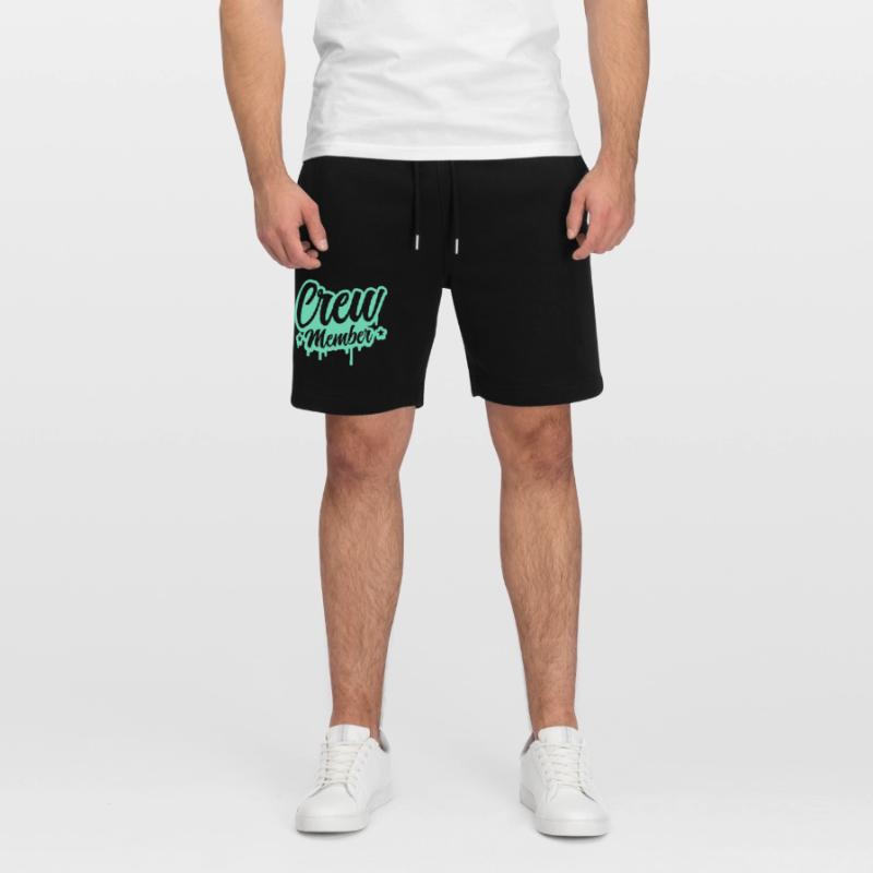 Crew Member Spritz Script Stanley/Stella Unisex Bio Joggingshorts Trainer 