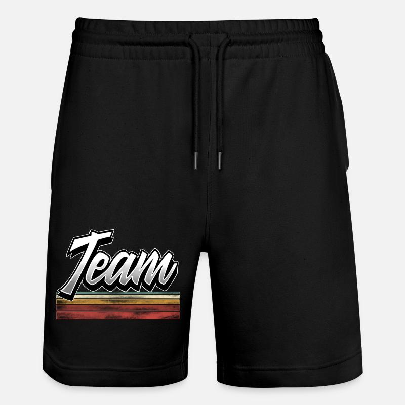Team - Stanley/Stella Unisex Bio Joggingshorts Trainer  - Schwarz
