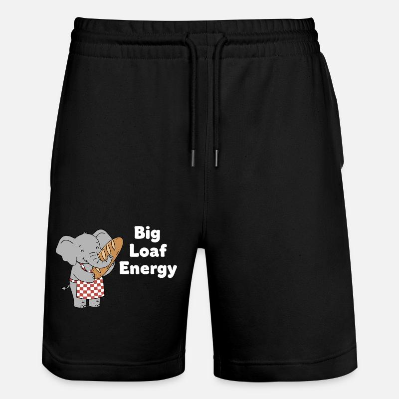 Éléphant d’énergie Big Loaf - Short de jogging bio TRAINER Stanley/Stella unisexe - noir