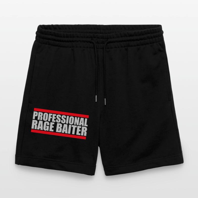 Professional Rage Baiter Troll Attention Fun Stanley/Stella Trainer Unisex Organic Jogging Shorts