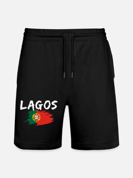 Drapeau de Lagos Portugal - Short de jogging bio TRAINER Stanley/Stella unisexe - noir