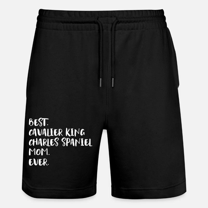 Cavalier King Charles Spaniel - Short de jogging bio TRAINER Stanley/Stella unisexe - noir