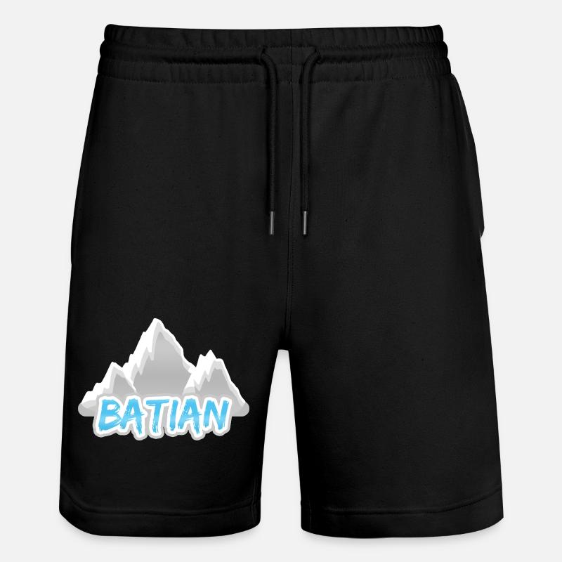 Batian - Stanley/Stella Trainer Unisex Organic Jogging Shorts - black