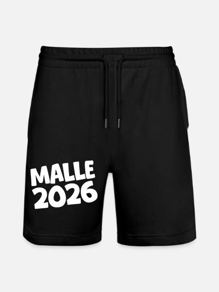Malle 2026 Mallorca - Stanley/Stella Trainer Unisex Organic Jogging Shorts - black