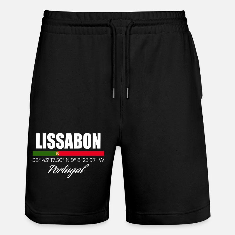 Lisbonne - Short de jogging bio TRAINER Stanley/Stella unisexe - noir