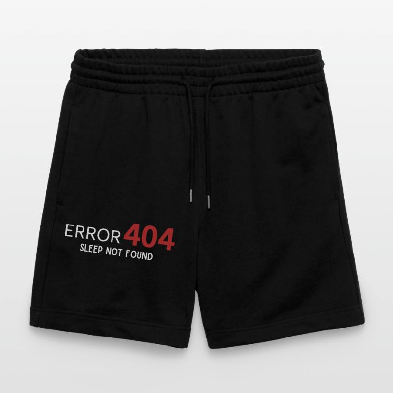 Error 404 Sleep Not Found – Pattern for Developers Stanley/Stella Trainer Unisex Organic Jogging Shorts