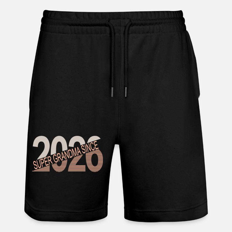Super_grandma_since_2026 - Stanley/Stella Unisex Bio Joggingshorts Trainer - Schwarz