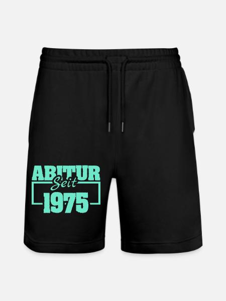 1975 - Stanley/Stella Trainer Unisex Organic Jogging Shorts - black