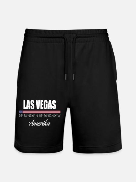 Las Vegas - Stanley/Stella Trainer Unisex Organic Jogging Shorts - black