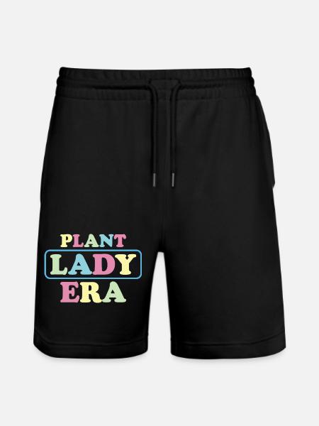 Pastel Lady Plant Era - Stanley/Stella Trainer Unisex Organic Jogging Shorts - black