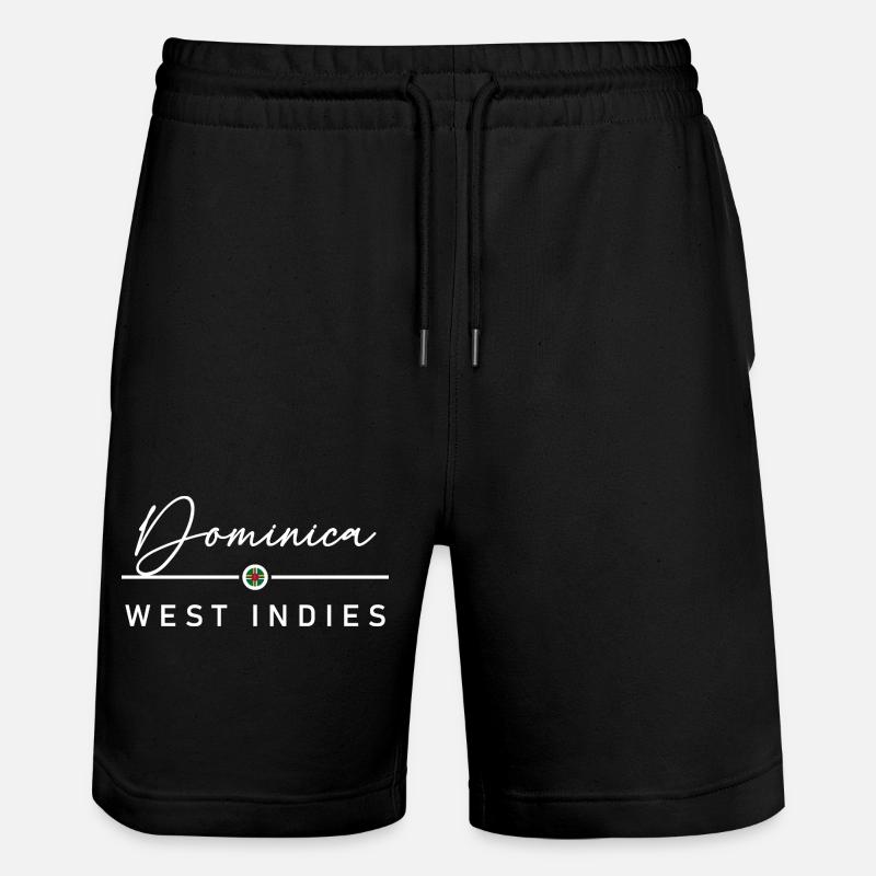 Dominique - Antilles - Caraïbes - Short de jogging bio TRAINER Stanley/Stella unisexe - noir