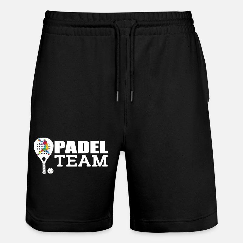Padel - Stanley/Stella Unisex Bio Joggingshorts Trainer - Schwarz