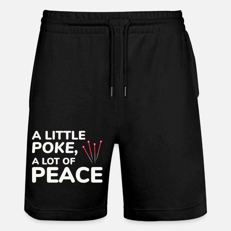 Licensed TCM Practitioner Expert Calming - Stanley/Stella Trainer Unisex Organic Jogging Shorts - black