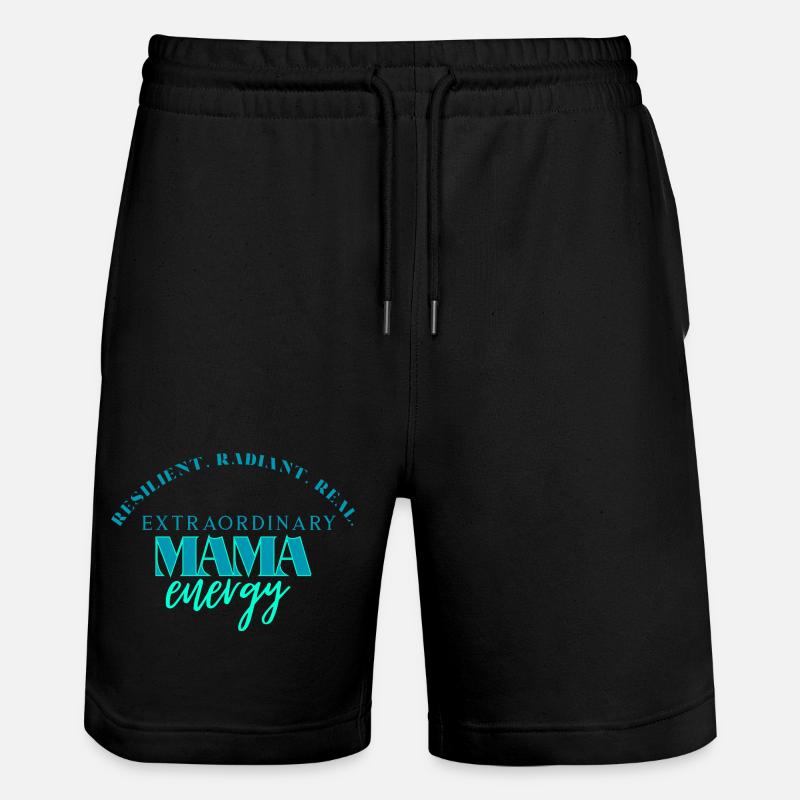 Typographie néon Miami Energy - Short de jogging bio TRAINER Stanley/Stella unisexe - noir