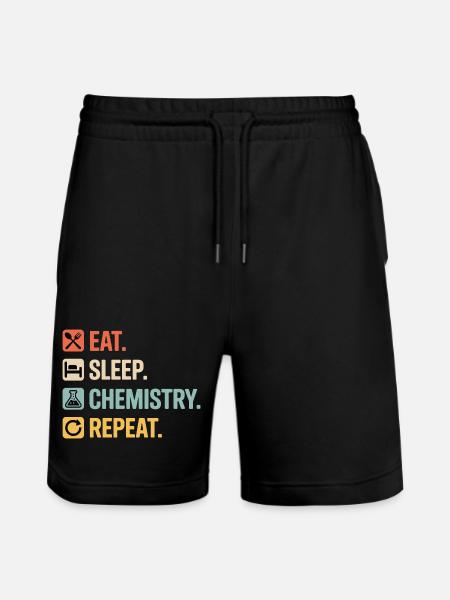 Proud Chemistry Student Club - Stanley/Stella Trainer Unisex Organic Jogging Shorts - black
