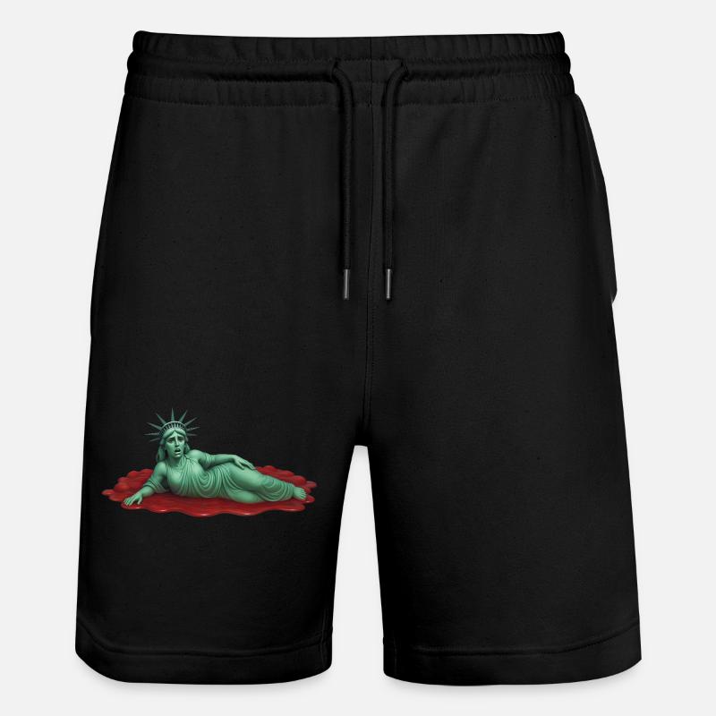 LOST LIBERTY - freedom & rights - Short de jogging bio TRAINER Stanley/Stella unisexe - noir