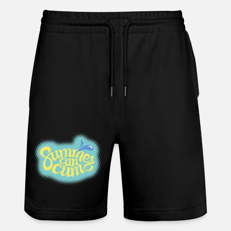 Ambiance estivale chaude – Déclaration de l’été - Short de jogging bio TRAINER Stanley/Stella unisexe - noir