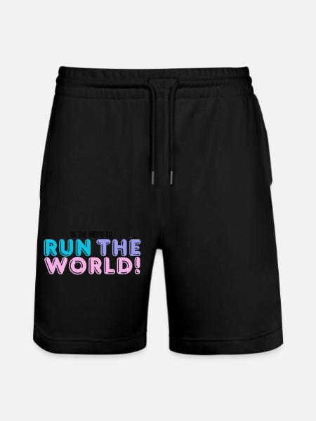 Je dirige le monde - Short de jogging bio TRAINER Stanley/Stella unisexe - noir