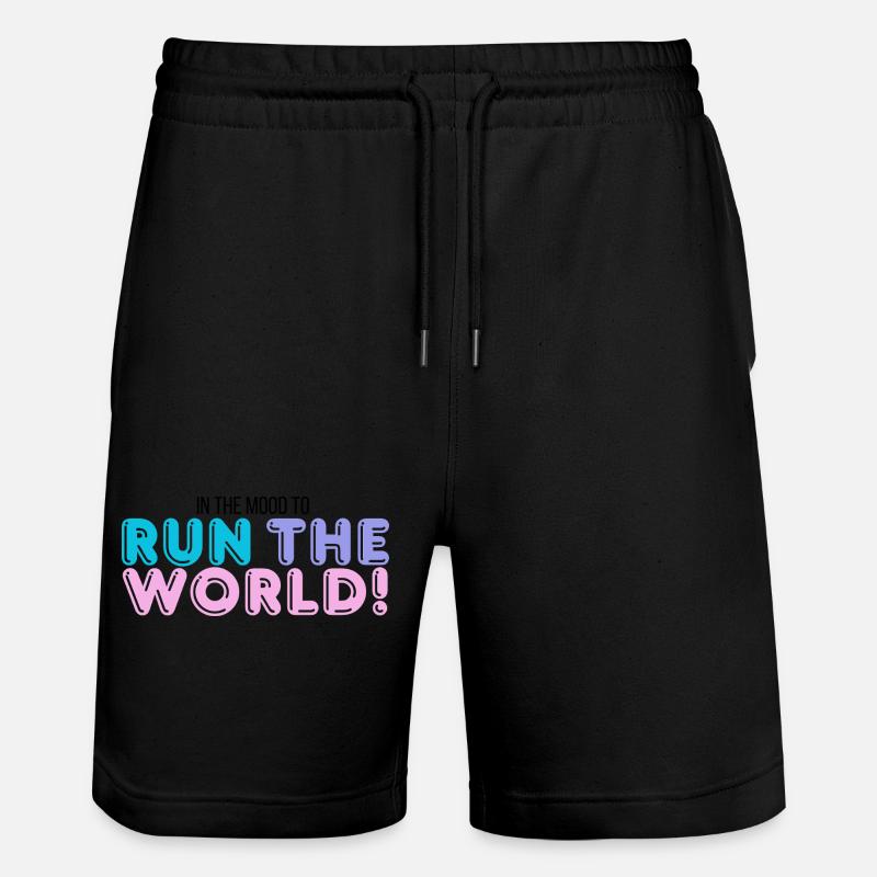 Je dirige le monde - Short de jogging bio TRAINER Stanley/Stella unisexe - noir