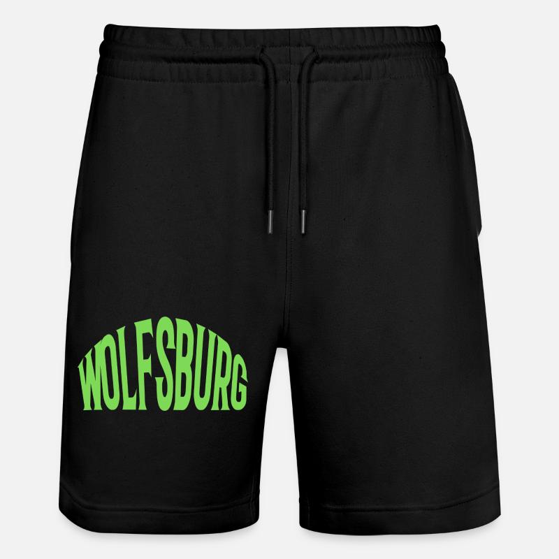 Wolfsburg - Short de jogging bio TRAINER Stanley/Stella unisexe - noir