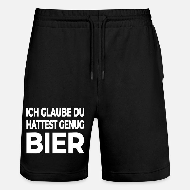 Bière - Short de jogging bio TRAINER Stanley/Stella unisexe - noir