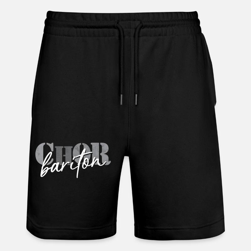 Baryton de chœur - Short de jogging bio TRAINER Stanley/Stella unisexe - noir