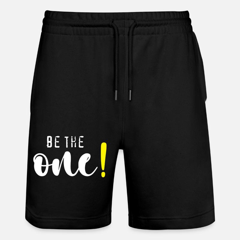 Be the one! - Stanley/Stella Unisex Bio Joggingshorts Trainer  - Schwarz