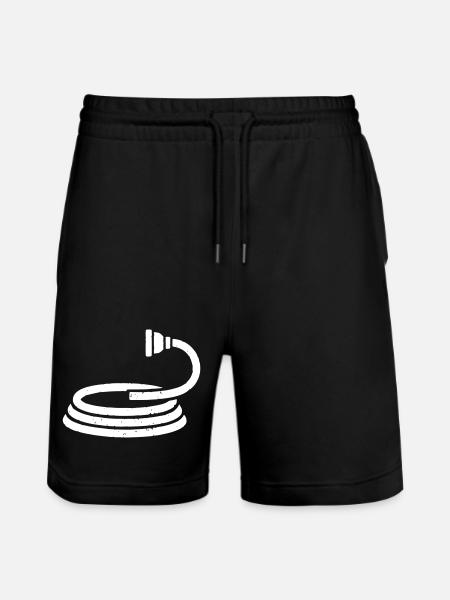 Gartenschlauch Schlauch Garten Wasser - Stanley/Stella Unisex Bio Joggingshorts Trainer  - Schwarz