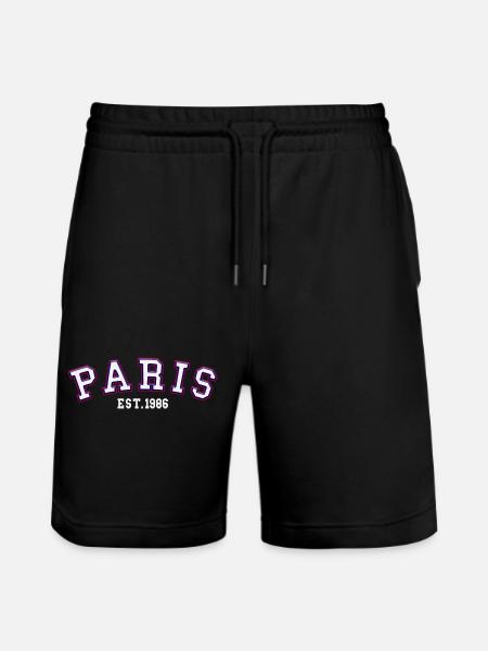 Paris fondée en 1986 - Short de jogging bio TRAINER Stanley/Stella unisexe - noir