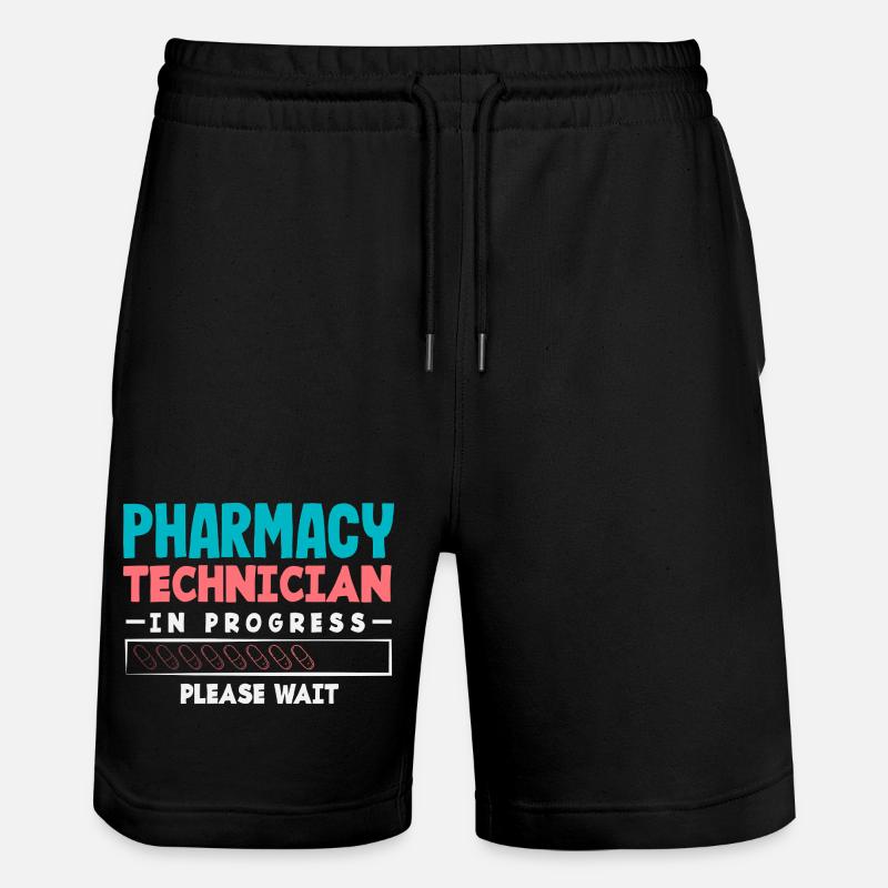 Apotheker Pharmazeutisch-technischer - Stanley/Stella Unisex Bio Joggingshorts Trainer  - Schwarz