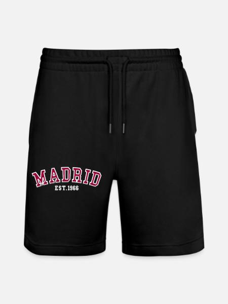 Madrid Est. 1966 - Stanley/Stella Trainer Unisex Organic Jogging Shorts - black