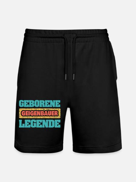 Beruf Geigenbauer - Stanley/Stella Unisex Bio Joggingshorts Trainer - Schwarz