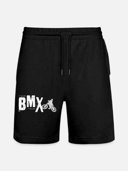 BMX lifestyle - Stanley/Stella Trainer Unisex Organic Jogging Shorts - black
