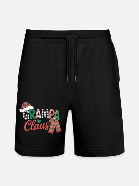 Papy Noël - Short de jogging bio TRAINER Stanley/Stella unisexe - noir