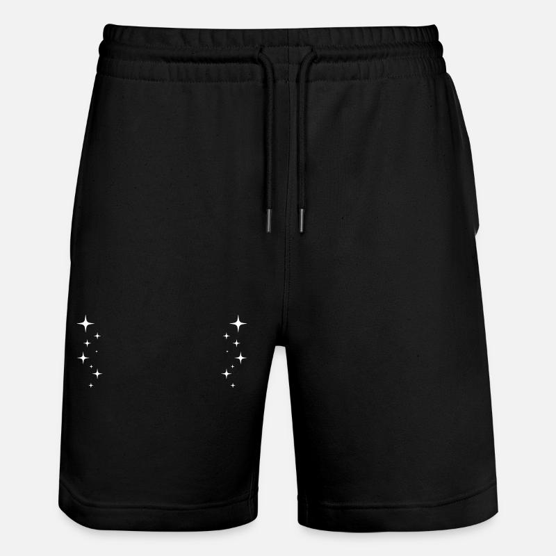Sparkle - Paillettes - Étoiles - Short de jogging bio TRAINER Stanley/Stella unisexe - noir
