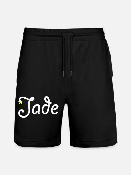 Jade - Stanley/Stella Unisex Bio Joggingshorts Trainer - Schwarz