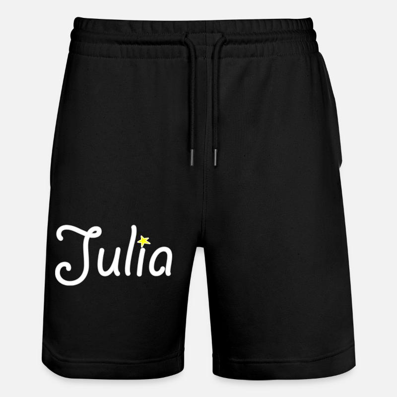 Julia - Stanley/Stella Unisex Bio Joggingshorts Trainer  - Schwarz