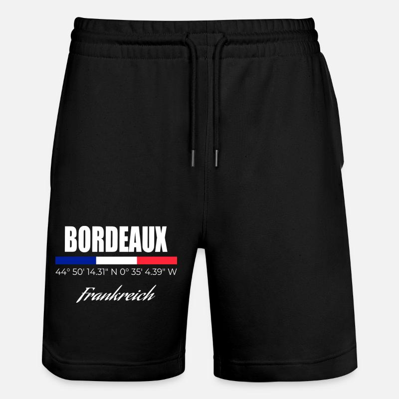 Bordeaux - Short de jogging bio TRAINER Stanley/Stella unisexe - noir