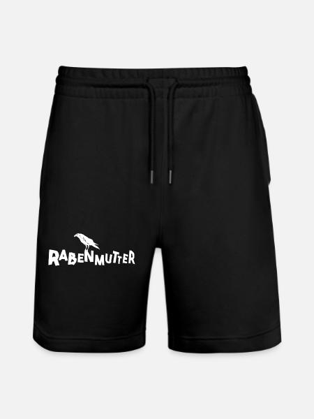 Rabenmutter - Mutter - Mama - Mami - Rabe - Stanley/Stella Unisex Bio Joggingshorts Trainer - Schwarz